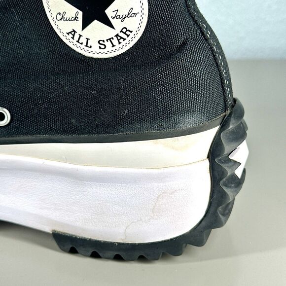 Converse Run Star Hike Men's Size 10 Black High Top Sneakers Shoes 166800C - Picture 10 of 16